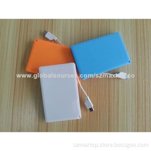 New products 2014 top-selling ultra-thin polymer power bank for digital products